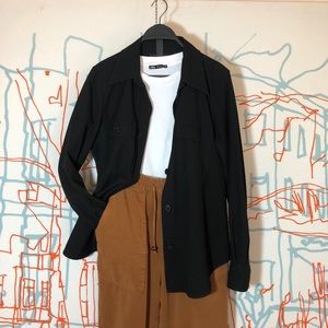 ❌SOLD❌ Zara Woman black utility shirt